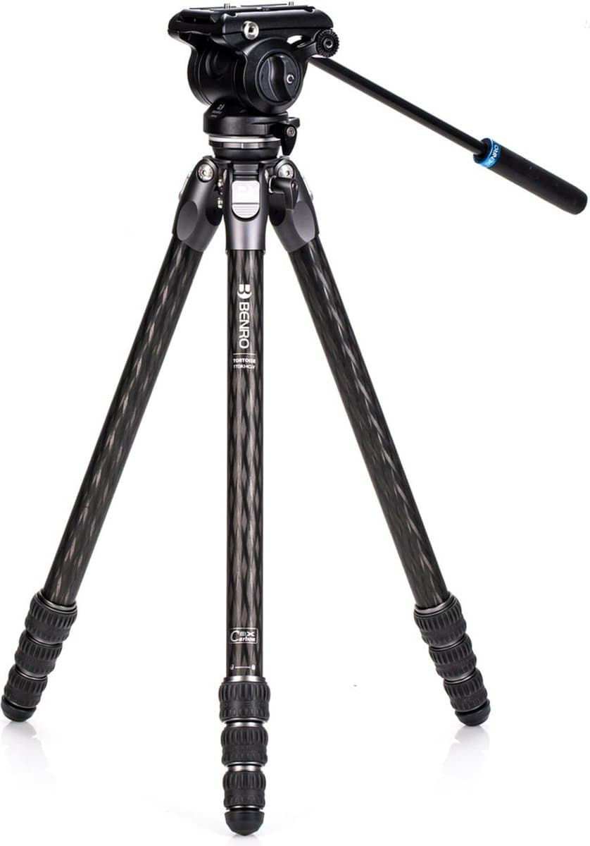 Benro Tortoise 24CLV+S4PRO Reisstatief - Lichtgewicht en Stabiel