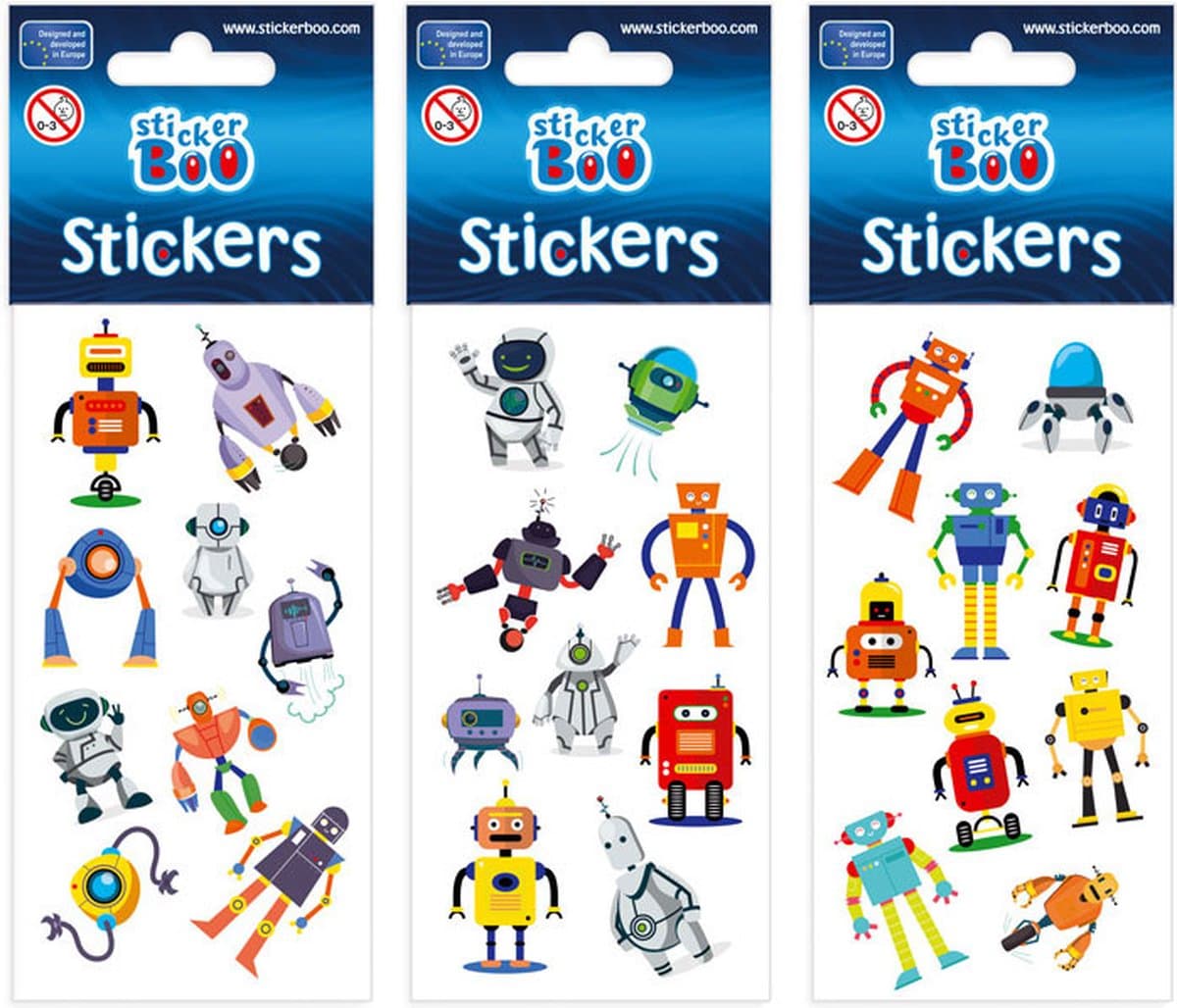 Stickervel Robots