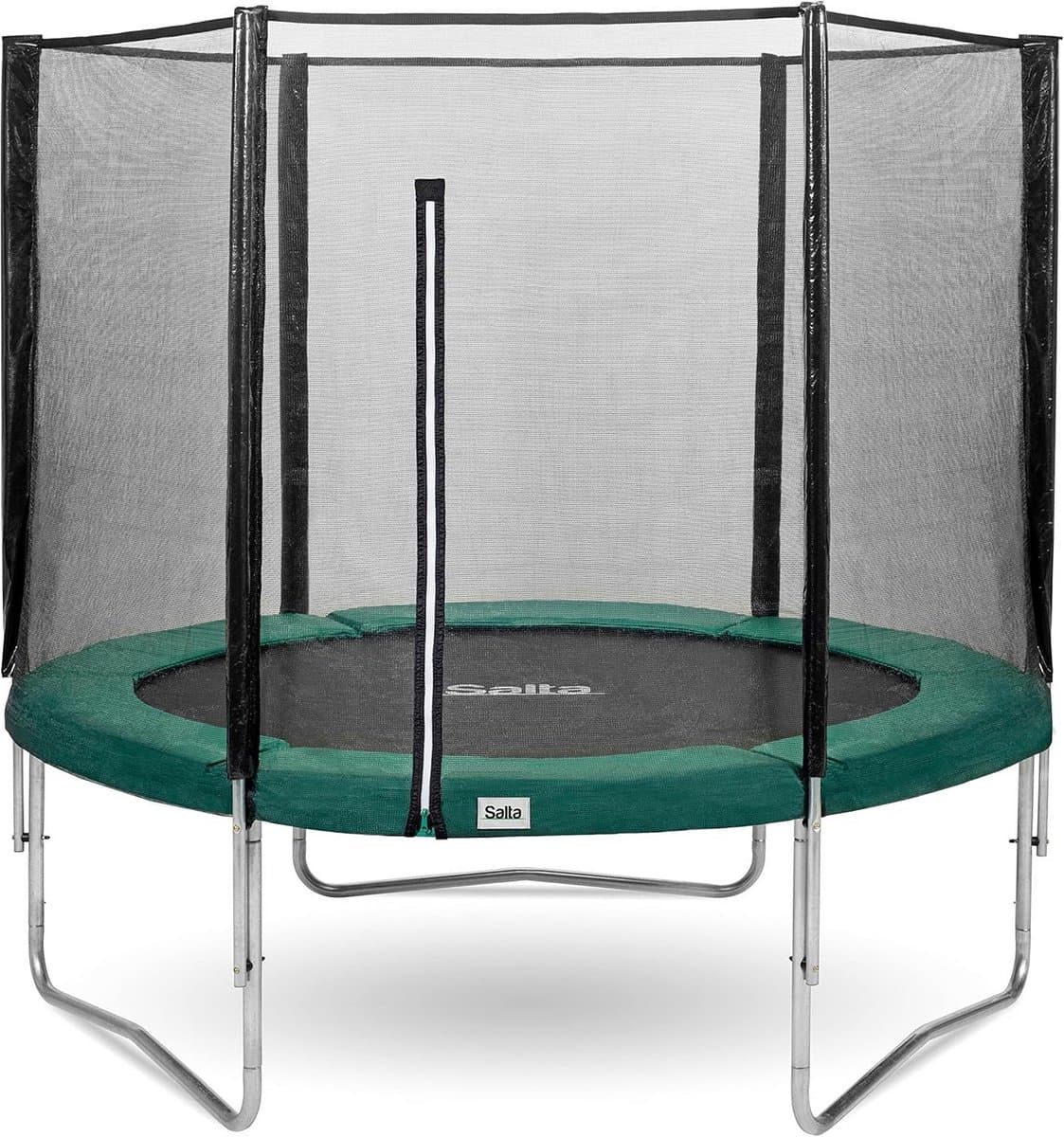 Ronde Trampoline - Springkussen Buiten - Buiten Spelen - Gegalvaniseerd Stalen Frame - 183 cm Diameter - Groen