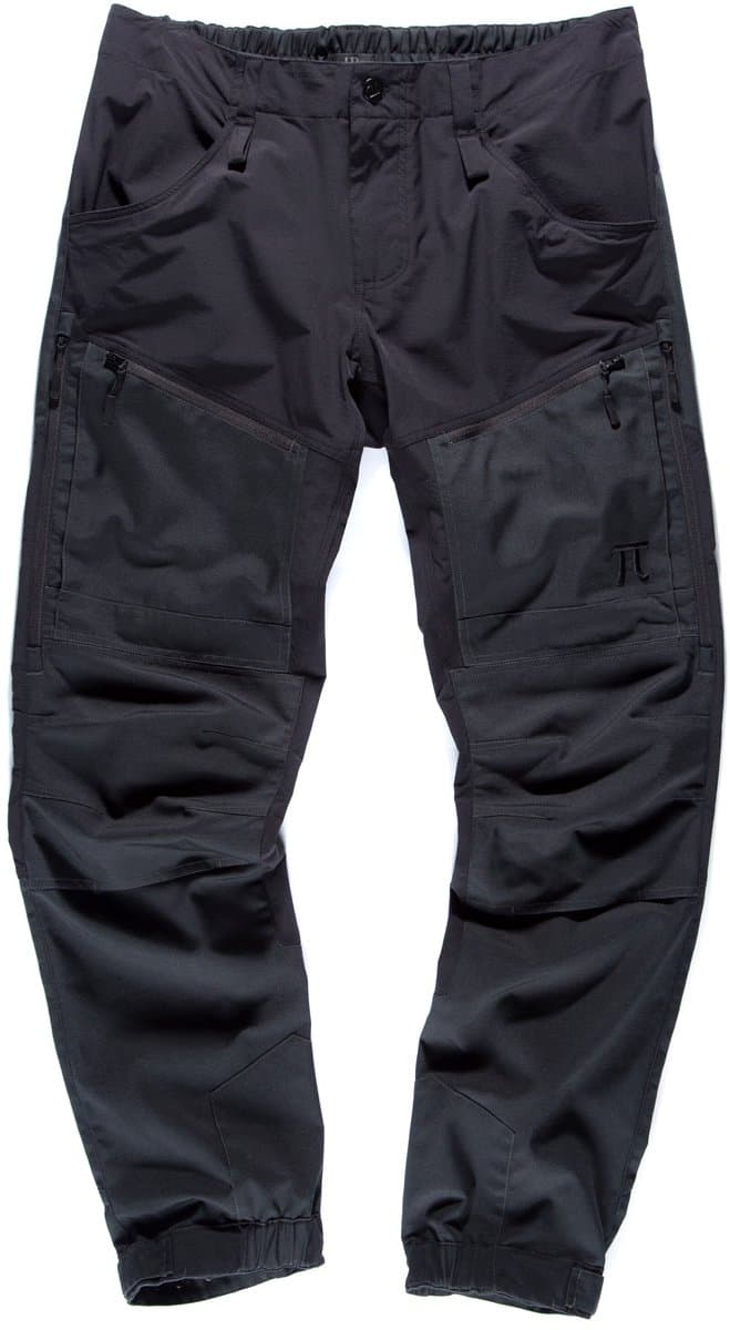JAY-PI - Heren - Traveller-broek waterafstotend canvas inzetstukken - Zwart - Maat 58