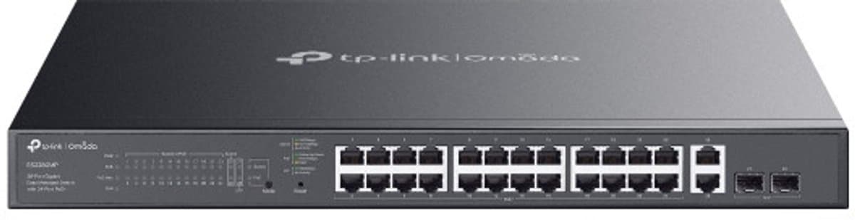 Omada - Switch, 28-Port, 24x PoE+ - Switch ES228GMP