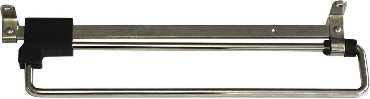 Uittrekbare Kledingstang - Garderobe Lift - Kleding Opbergen - Makkelijk Bereikbaar - 40cm Lengte - Zilver
