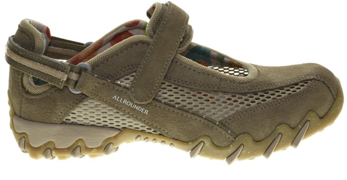 mephisto allrounder - NIRO C. SUEDE - - Kleur: Taupe - Maat: 37