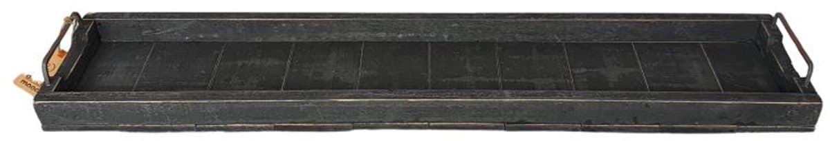 Houten Dienblad black berlin Marianne 98/20 in de bekende Dutch Mood stijl – 98 x 20 x 9 cm
