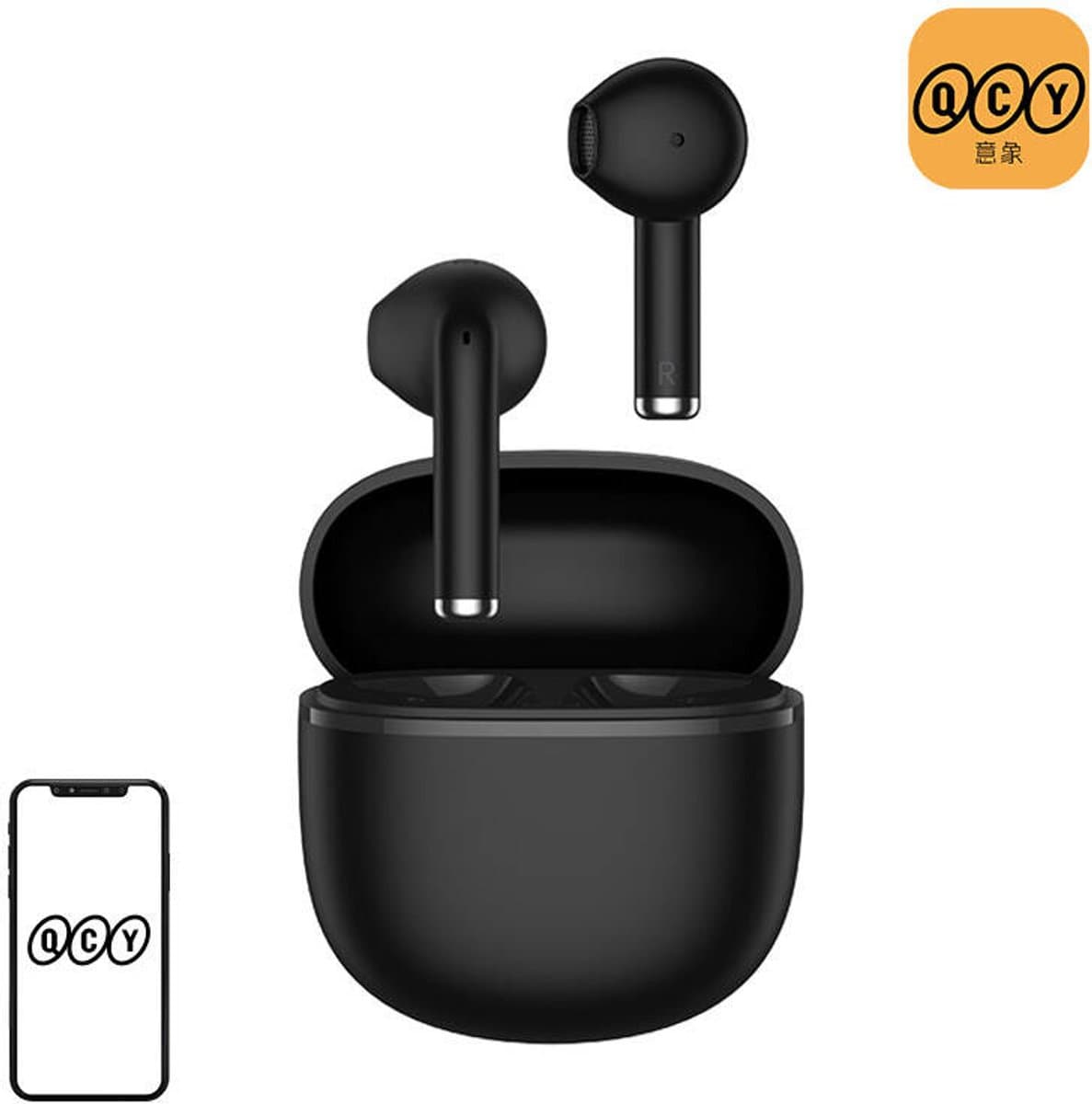 Qcy Tws Hoofdtelefoon Ailybuds Lite Voor Android Ios Draadloos Bluetooth 5.0