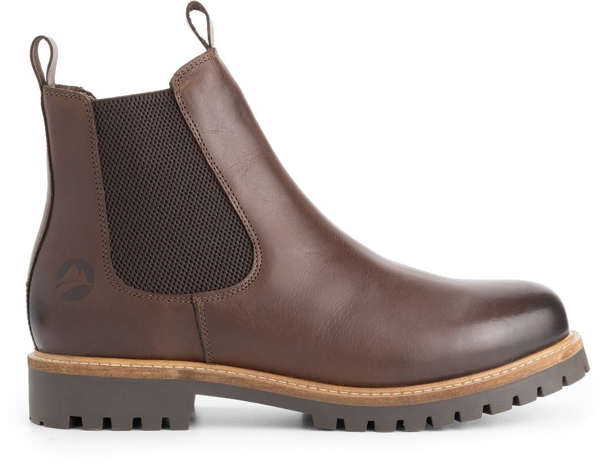 Travelin' Nodeland Heren - Chelsea boots - Leer - Donkerbruin