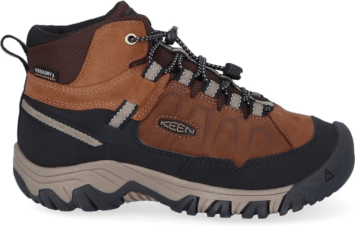 Keen - Targhee IV Mid Older Kids Wandelschoenen Bison/Brindle - Maat 35