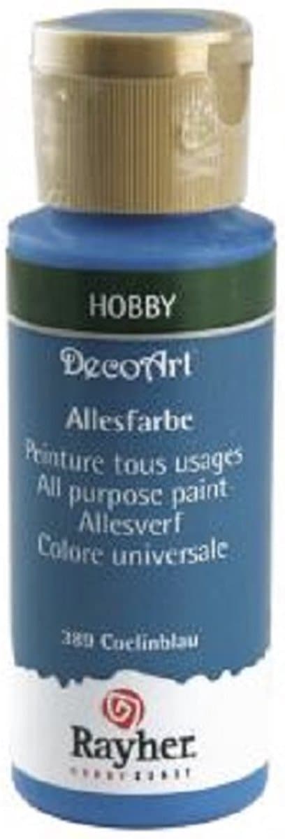 Rayher Acrylic verf 59 ml - Kleur : Colien blauw