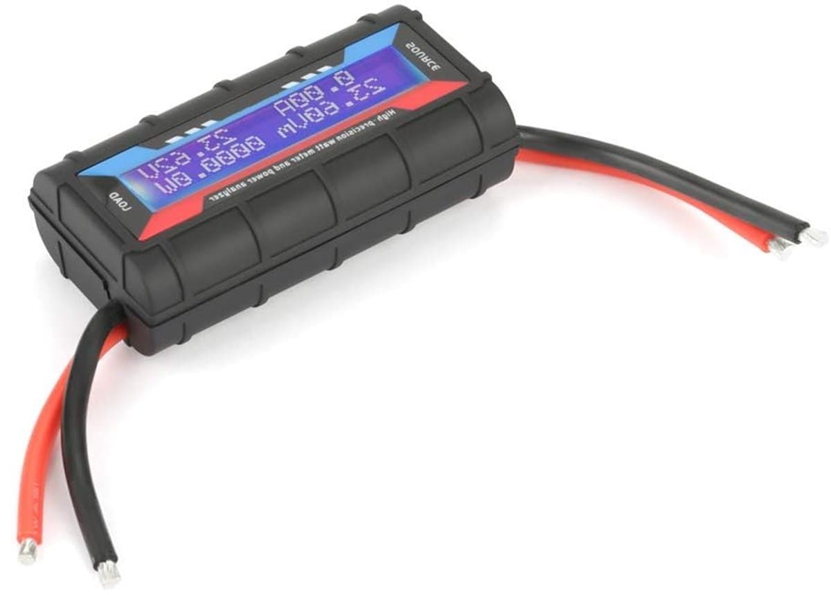 Nauwkeurige 150A Wattmeter voor Zonnepanelen - Vermogen, Voltage en Ampère Meter voor Energieanalyse en Monitoring