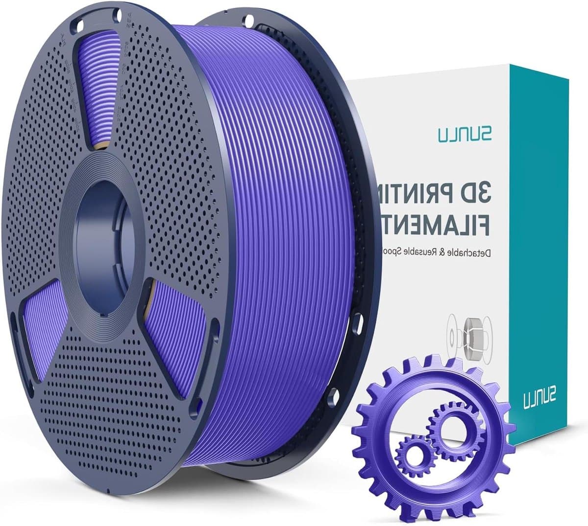 PLA+ Filament - 3D Printerdraad PLA Plus - 3D Printen - Verbeterde Duurzaamheid - 1kg Spoel - Lavendel