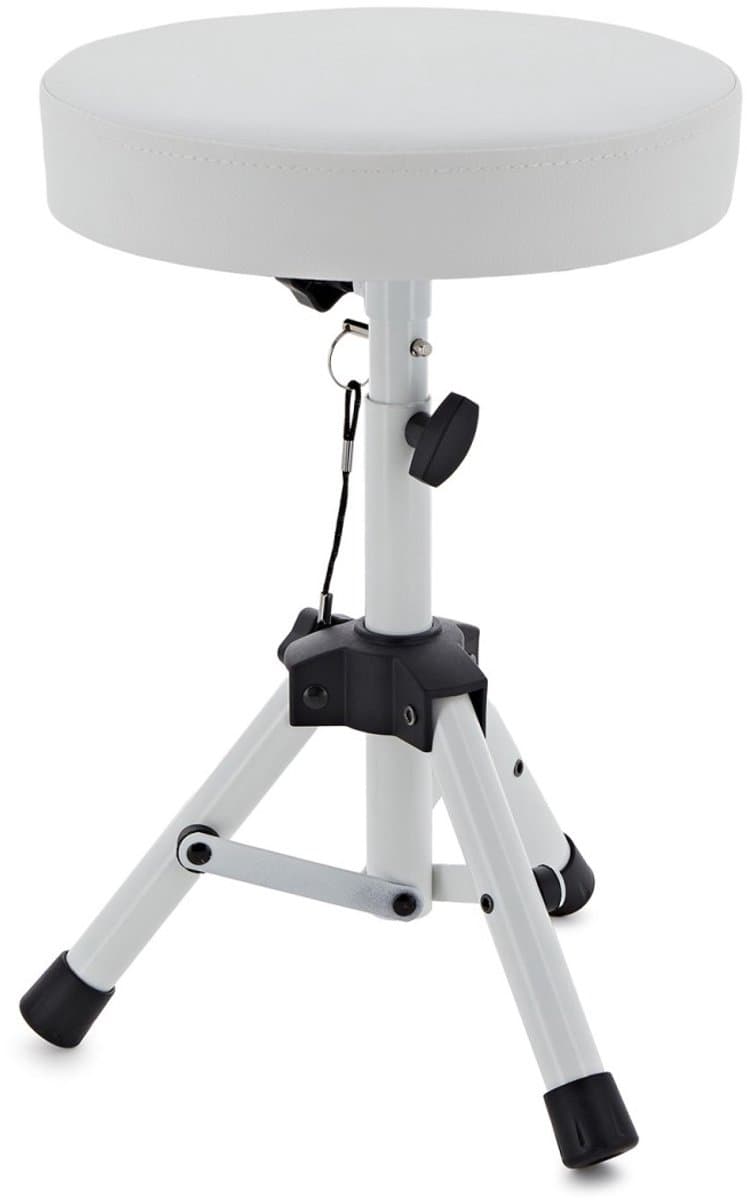 Mini Drum Throne Kruk van Gear4music, Wit