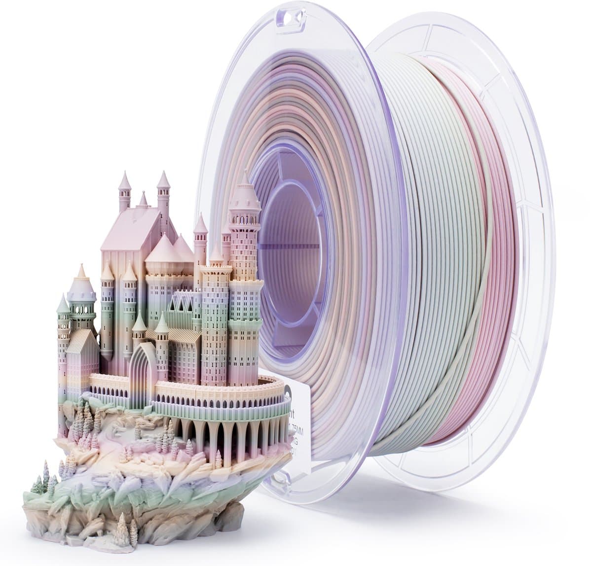 ZIRO Matte PLA Filament 1.75mm – 1KG – Morandi – Rustieke Gedempte Kleurenoverloop – 3D Printer Filament