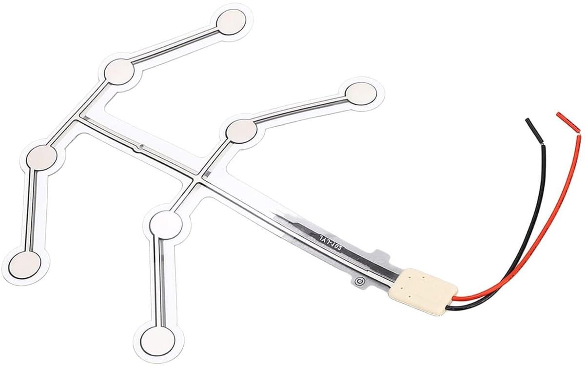Autostoel Druksensor - Dunne Film Sensor - Veiligheidsgordel Herinnering - Hoge Gevoeligheid - 17 x 13 x 1 cm - Zwart