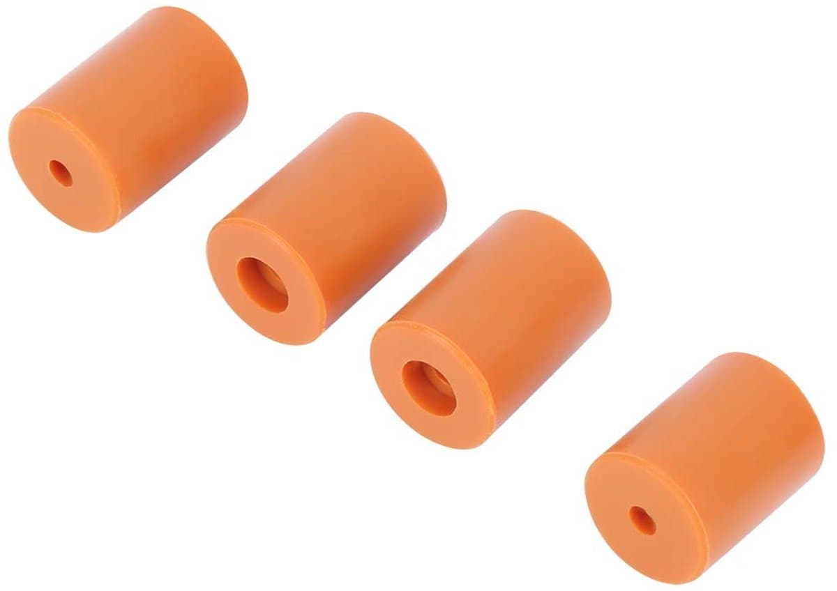 Dailygoods- Leveling Columns - 4 stuks Siliconen Bufferkussens - Geschikt voor 3D-printer Ender-2/Ender 3/Ender 3 Pro/CR-10 - Hoge Temperatuur Weerstand - Eenvoudige Installatie
