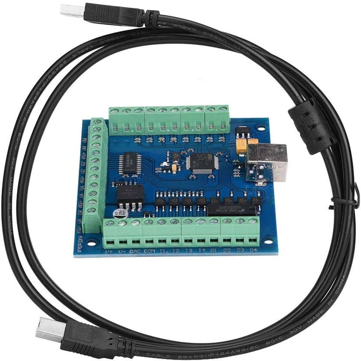Dailygoods - MACH3 Motion Card - USB Motion Controller - Compact en gebruiksvriendelijk - Geschikt voor graveren - 100 KHz - Met status LED - Voor...