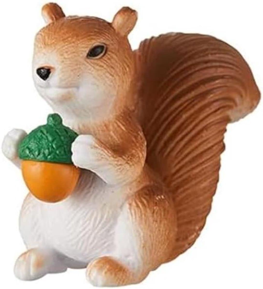 Eekhoorn Beeldjes - Miniatuur Ornamenten - Tuin Decoratie - Realistisch Ontwerp - 1 stuk - Bruin