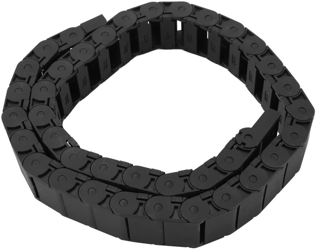 Allecto - 1m Transmission Chains Dredger Chain Tow Rope - Duurzaam en sterk - Geschikt voor 3D Printers - Industrieel gebruik - 1 stuk