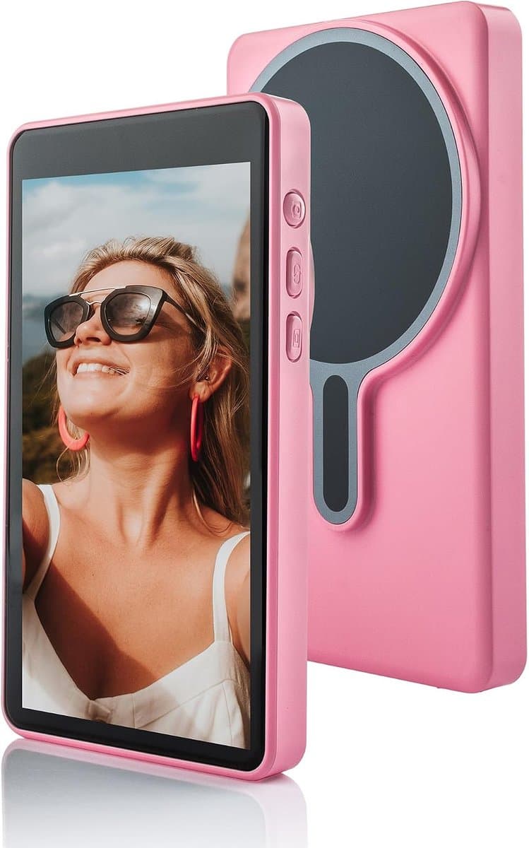 Selfie Vlog Monitor 4,02 inch - Draadloos en Bedraad - Met 1500mAh Batterij - Perfect voor Vloggen - SnelShoppen