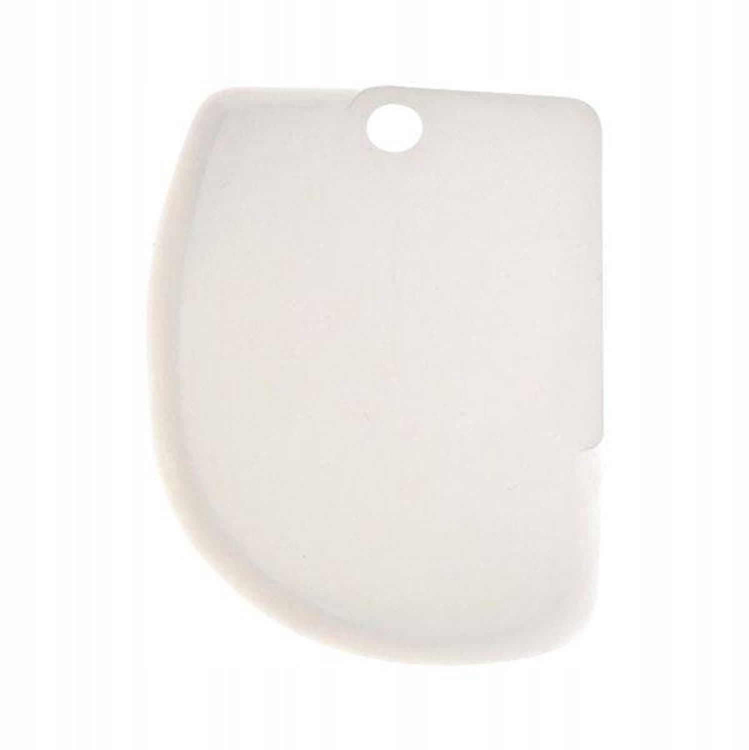 Set van 3 Witte Plastic Banketbakkersspatels 12x8.5cm