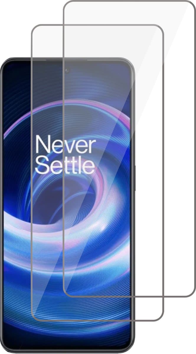 Screenprotector geschikt voor OnePlus Ace - Gehard Glas Beschermglas Tempered Glass Screen Protector - 2 Stuks