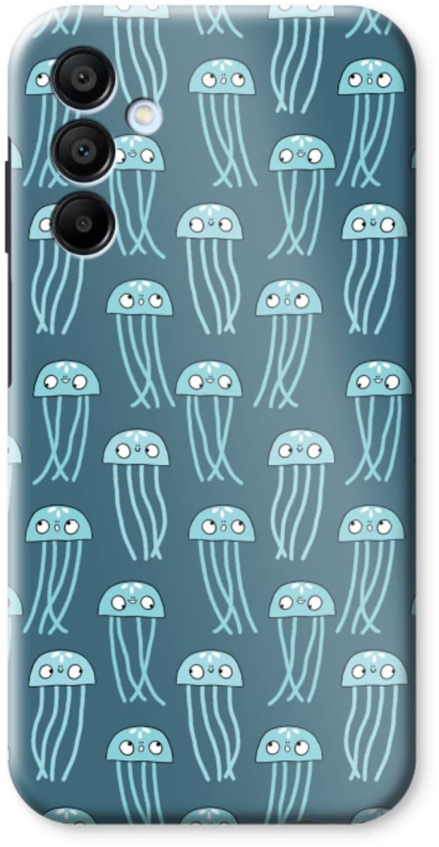 Case Company® - Hoesje geschikt voor Samsung Galaxy A15 hoesje - Kwallie - Tough Case - Maximale Bescherming alle Kanten en Schermrand