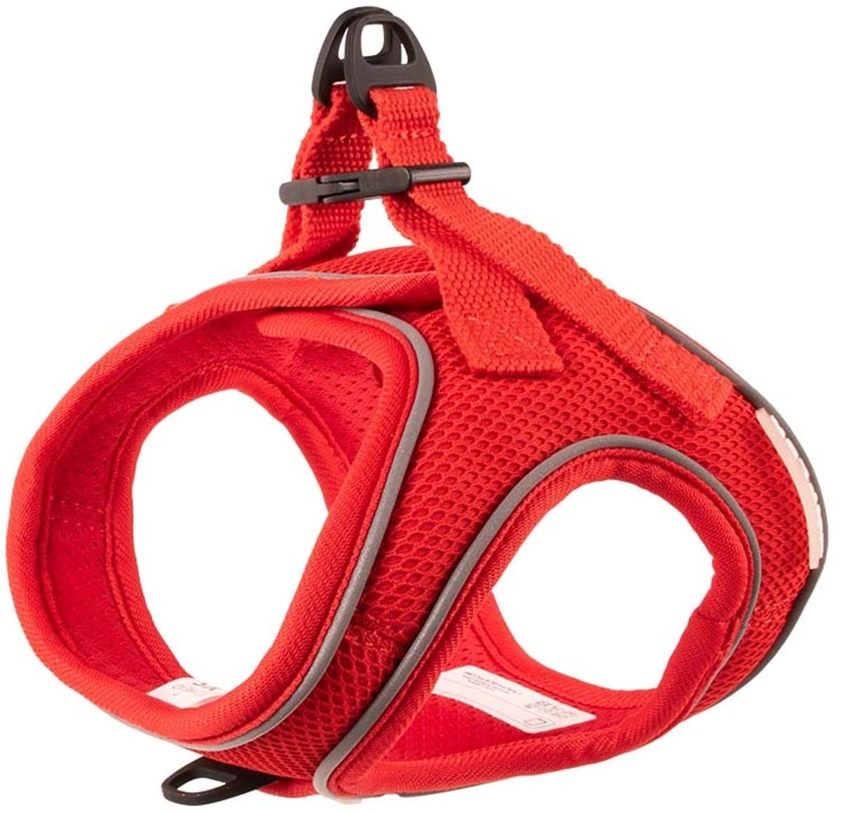 Duvo+ Ultimate Fit Kleine Hond Harnas Rood L - 50-56CM