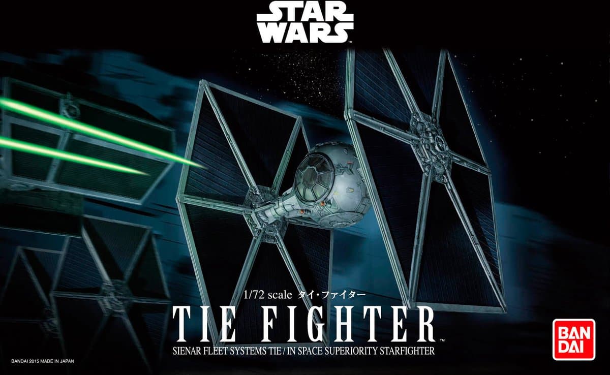 Revell Modelbouwpakket Ruimtevaart - Bandai 01201 Star Wars TIE Fighter Plastic - 1:72 - Modelbouw