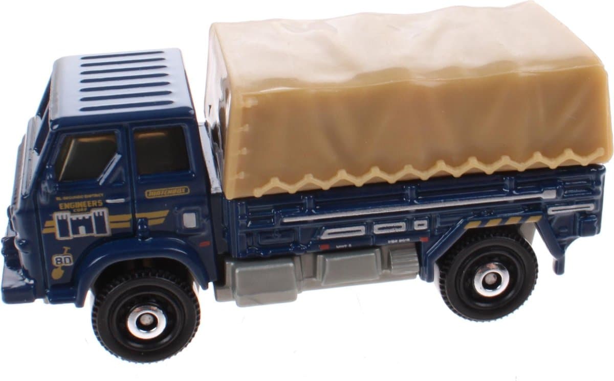 Matchbox Camo Convoy Metal 6,5 Cm Schaal 1:64 Blauw/bruin