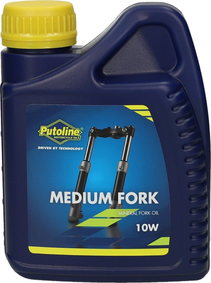 Putoline voorvorkolie 10W Medium Fork 500ml
