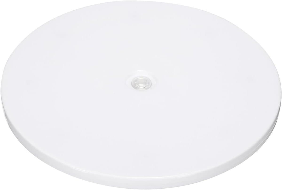 Draaibare Standaard - Draaitafel Basis - Monitoren Draaien - Stalen Kogellagers - 8 inch - Wit