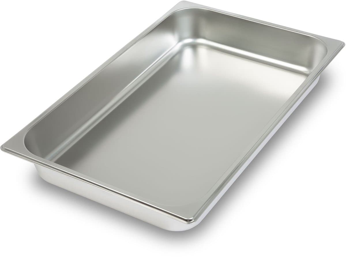 VERTES GN-bak 1/1 Gastronorm (roestvrij staal, 65 mm diep, hygiënisch, roestvrij, krasbestendig, temperatuurbestendig van -40° tot +300°C, geschikt voor bain-marie en veelzijdig gebruik in de horeca)