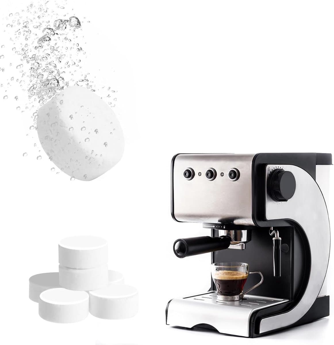 Reinigingstabletten voor koffiemachines - 50 x 2g, effectief voor ontkalking en onderhoud van alle koffiezetapparaten