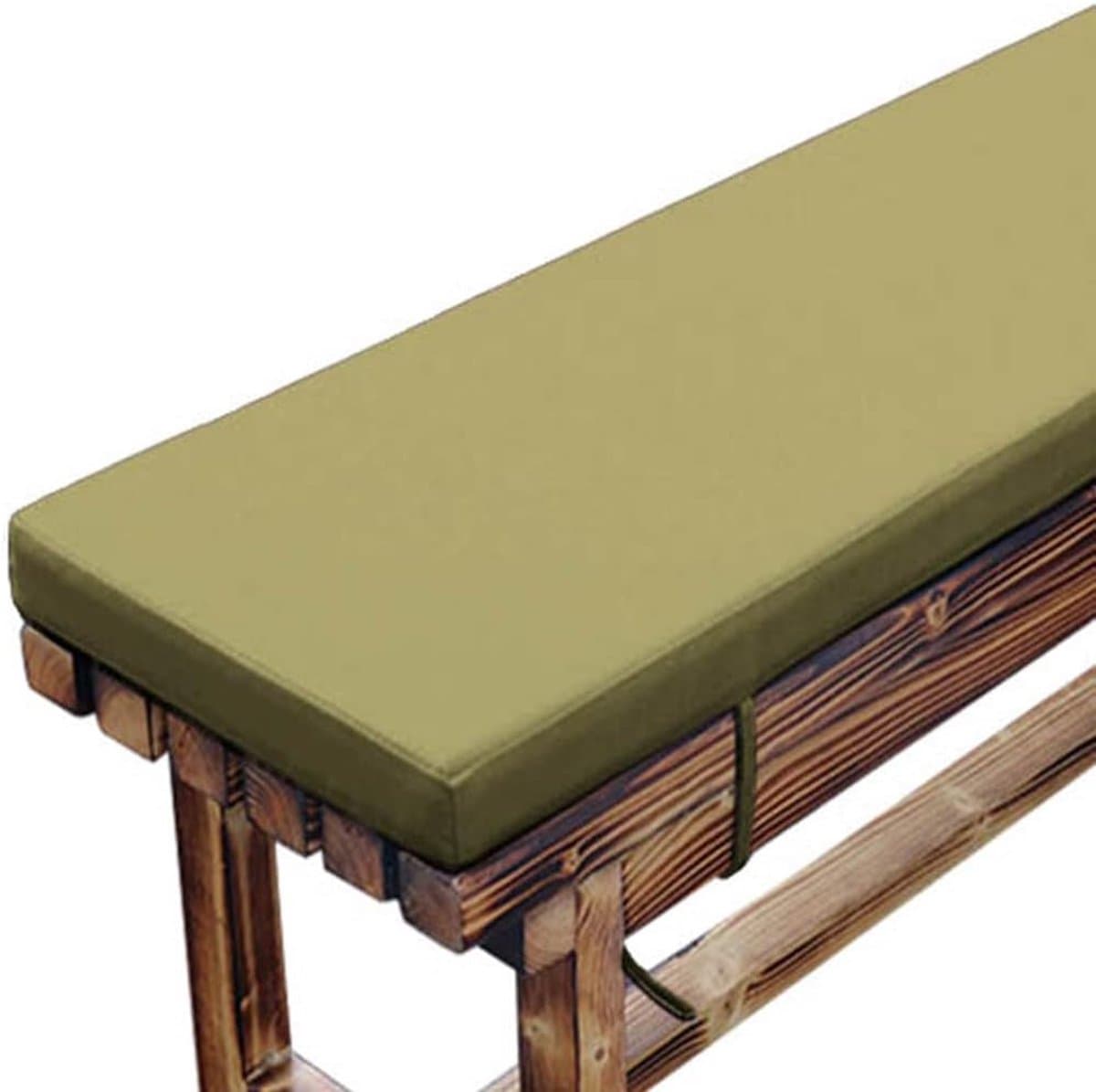 Tuinbankkussen - Buitenkussen Zitkussen - Comfortabel Zitten - Waterdichte Stof - 100x45 cm - Donkergroen