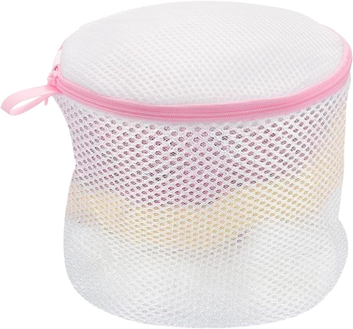 Waszak Lingerie - Kledingbeschermer - Zacht Wassen - Mesh Structuur - 16.5 cm - Roze