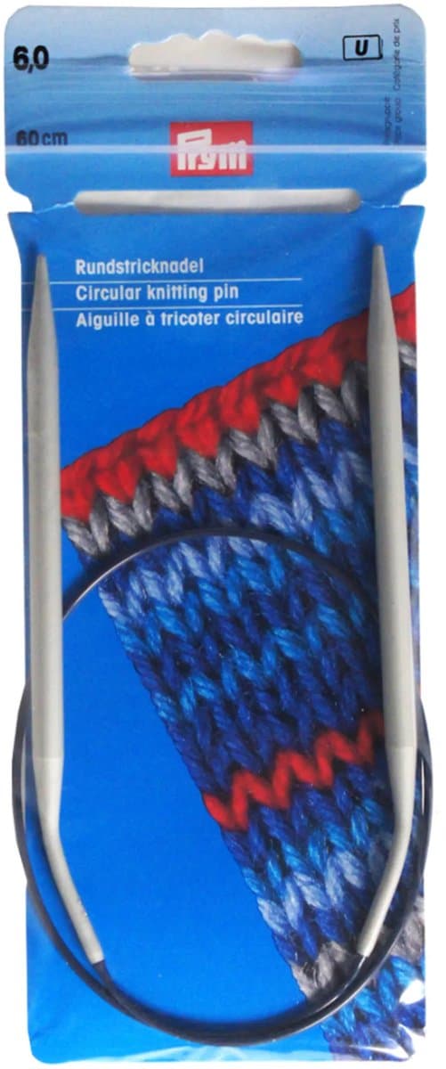 PRYM Rondbreinaald ALU 6,00/60 grijs 211307 - Prym