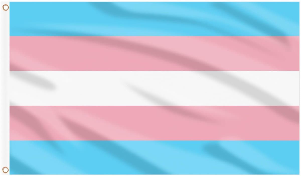 Transgender Pride-vlag LGBTQ+vlaggen transvlag 150 x 3 ft voor Pride