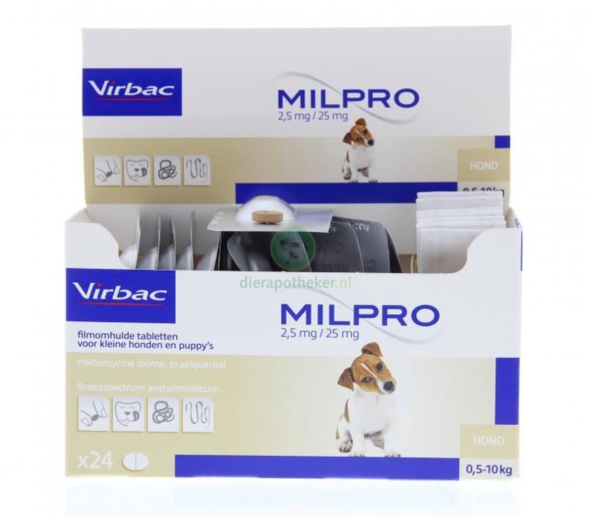 Milpro Kleine Hond 24 tabl.