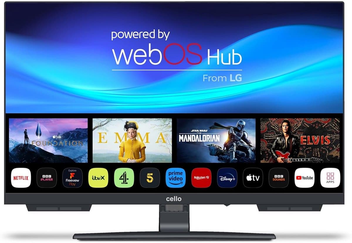 22 inch Full HD Smart TV - Randloos - Met Triple Tuner (DVB-C/S2/T2) en Bluetooth