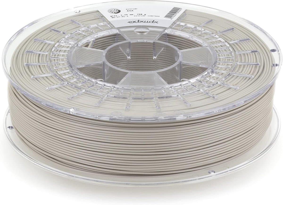 DuraPro ASA 3D Printer Filament 1.75mm - 750gr - Grijs voor Industriële Toepassingen