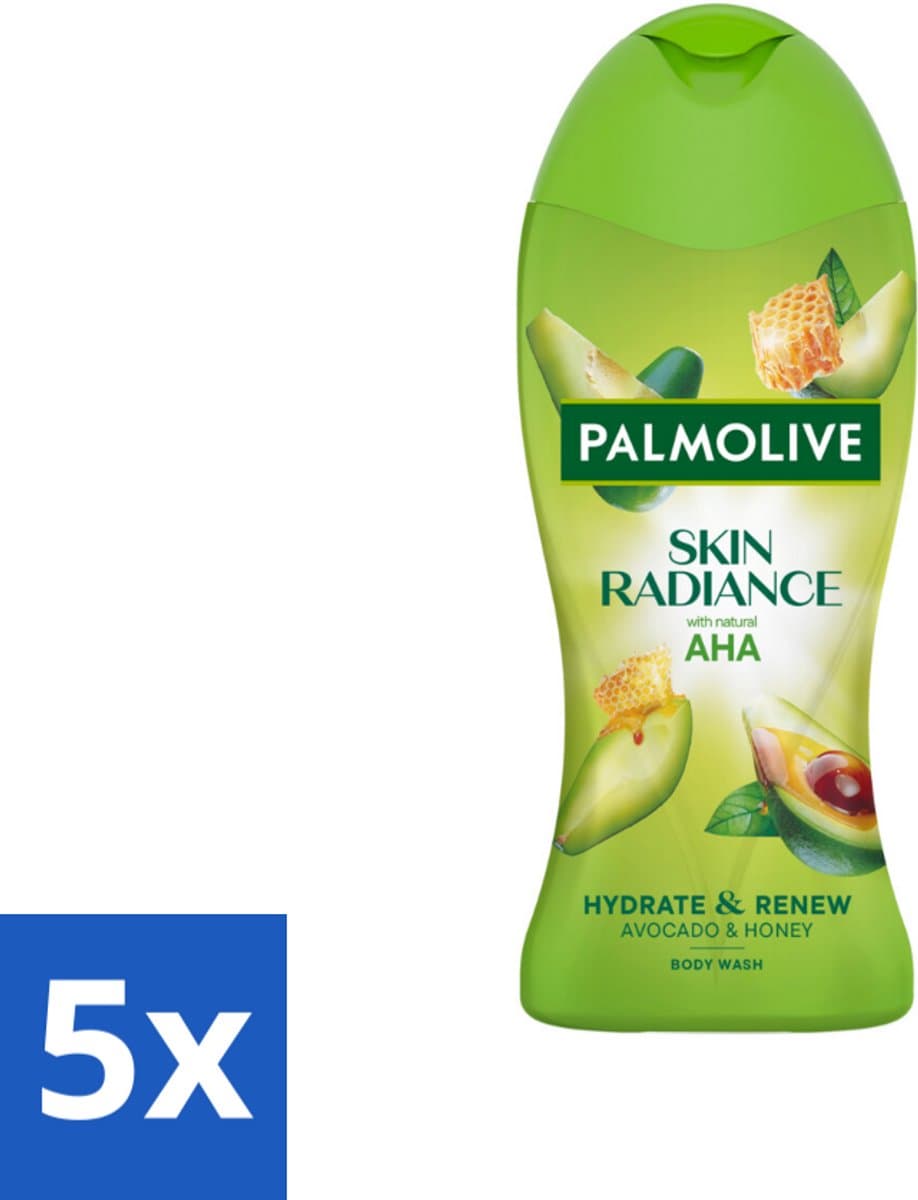 Palmolive – Douchegel – Skin Radiance Avocado Honey – 250 ml - Bulkverpakking - 5 stuks