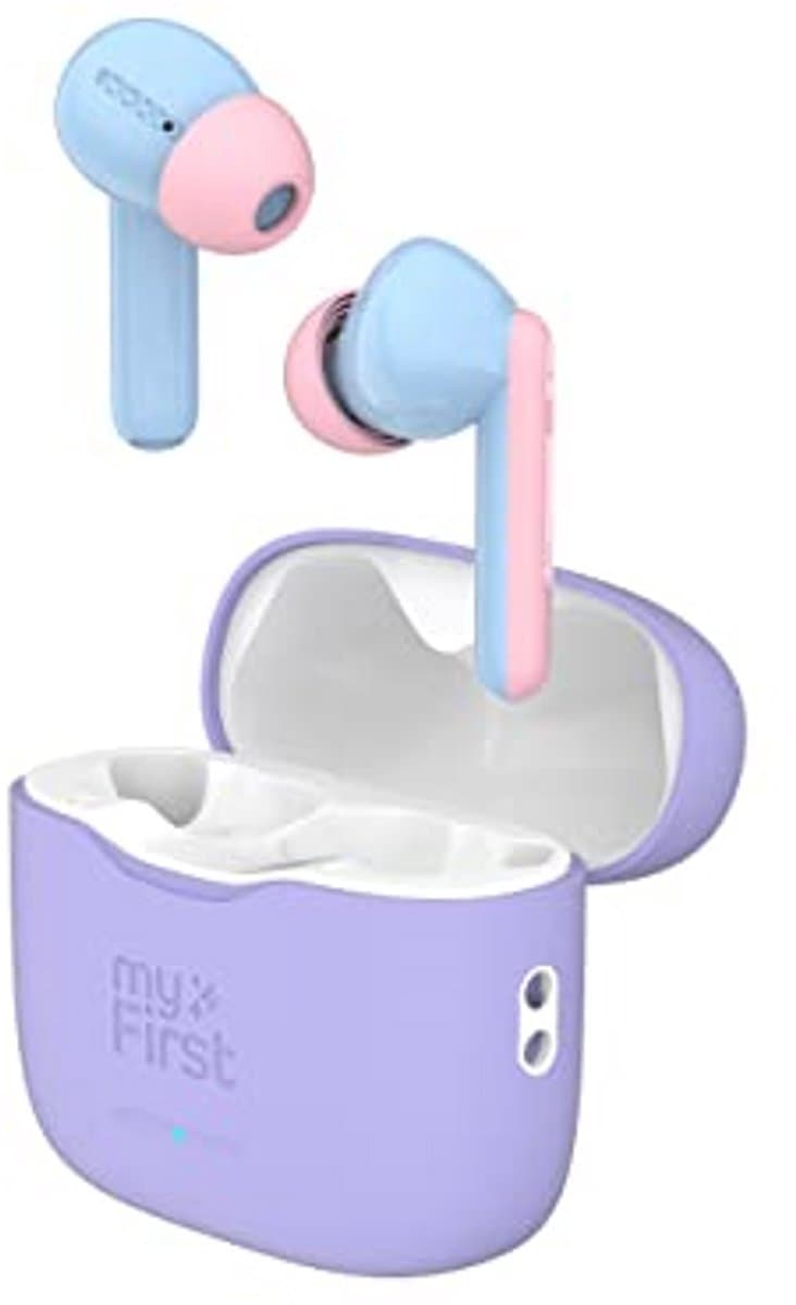 Draadloze Oordopjes voor Kinderen - Veilige en Comfortabele Bluetooth Earbuds met Volume Limiet 85dB