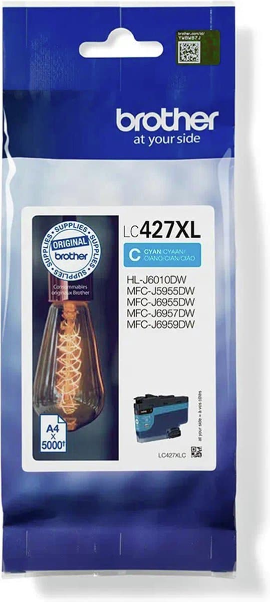 Brother LC427XLC inktcartridge 1 stuk origineel cyaan