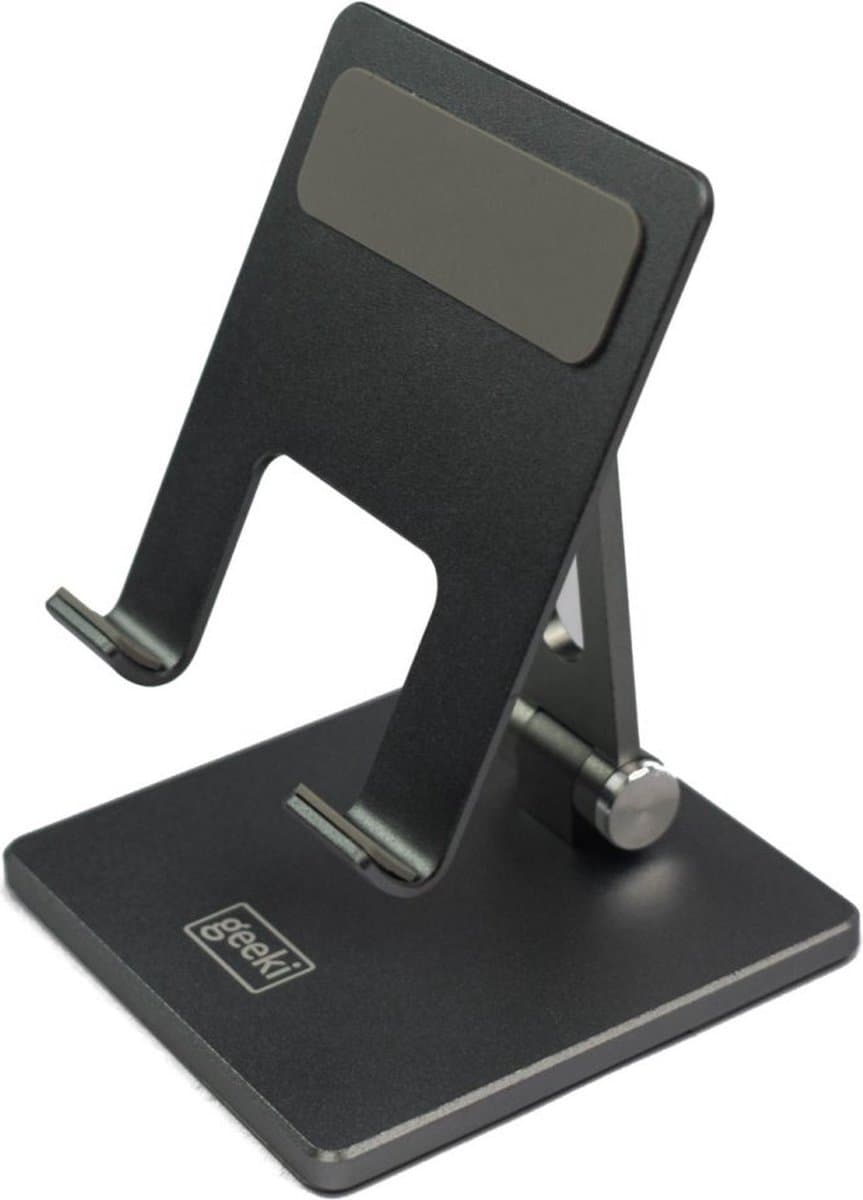 Geeki - Tablet Stand - Space Grey - Opvouw- en Inklapbaar