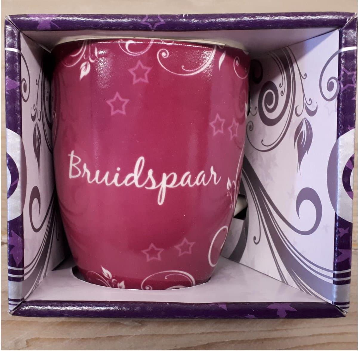 Mok bruidspaar voor huwelijk of jubileum