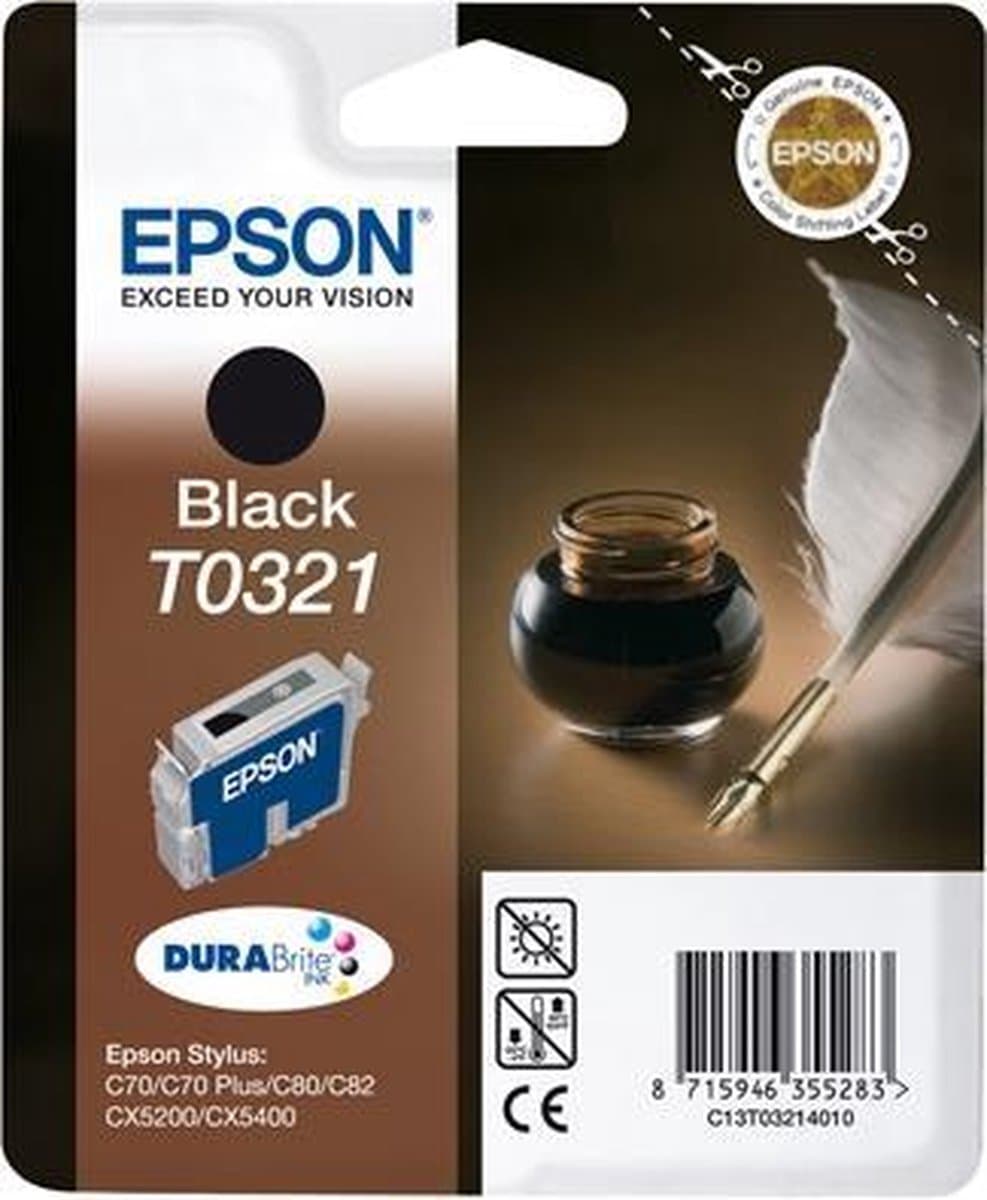 Epson inktcartridge T032140 zwart C80