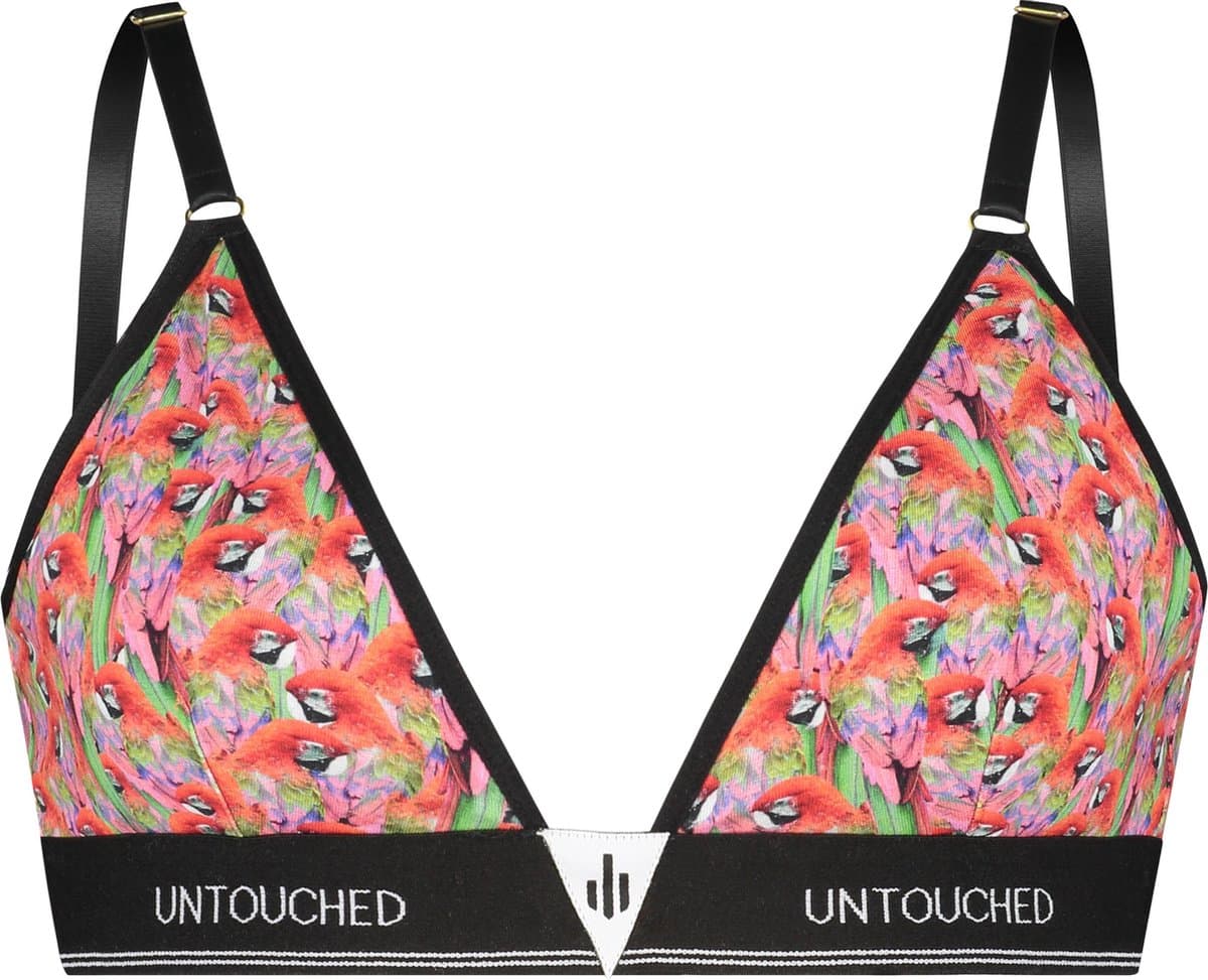 Untouched Bh zonder beugel – Parrot Bralette – Ondergoed dames – Zacht & Duurzaam – Maat L