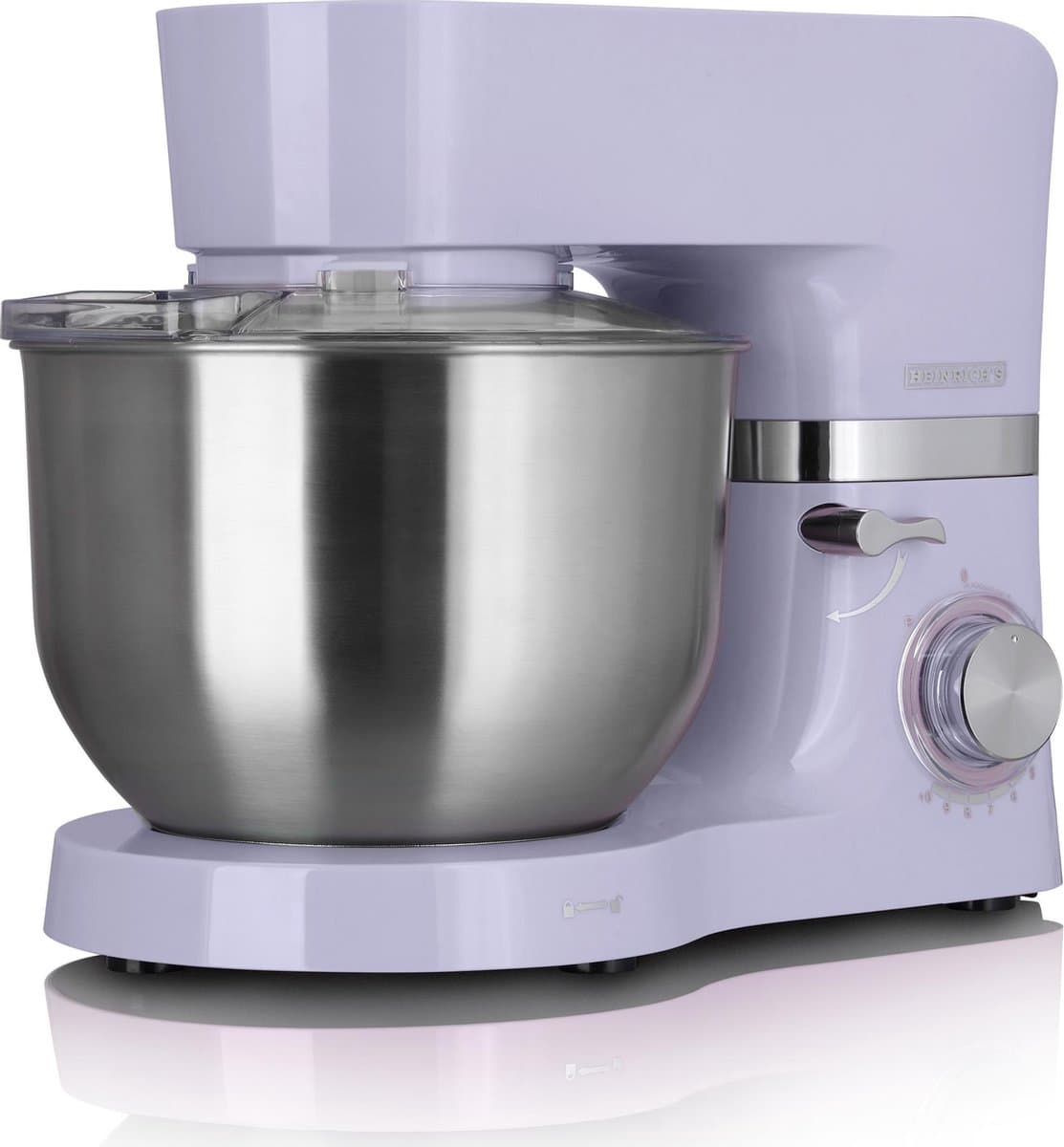 Heinrich´s HKM 6278 - keukenmachine - 1300 Watt - XL - lila.
