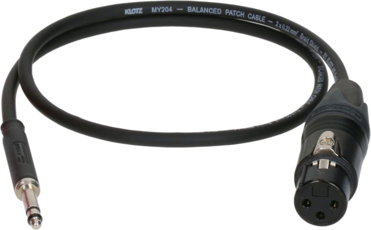 Klotz M4TF1-0030 Patchkabel 0,3 m - Stereo patch kabel