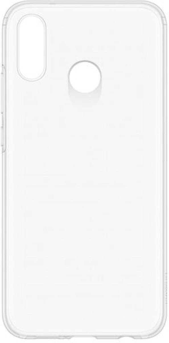 Huawei p30 lite silicone hoesje transparant met Gratis 5D Tempered Glass Screen Protector