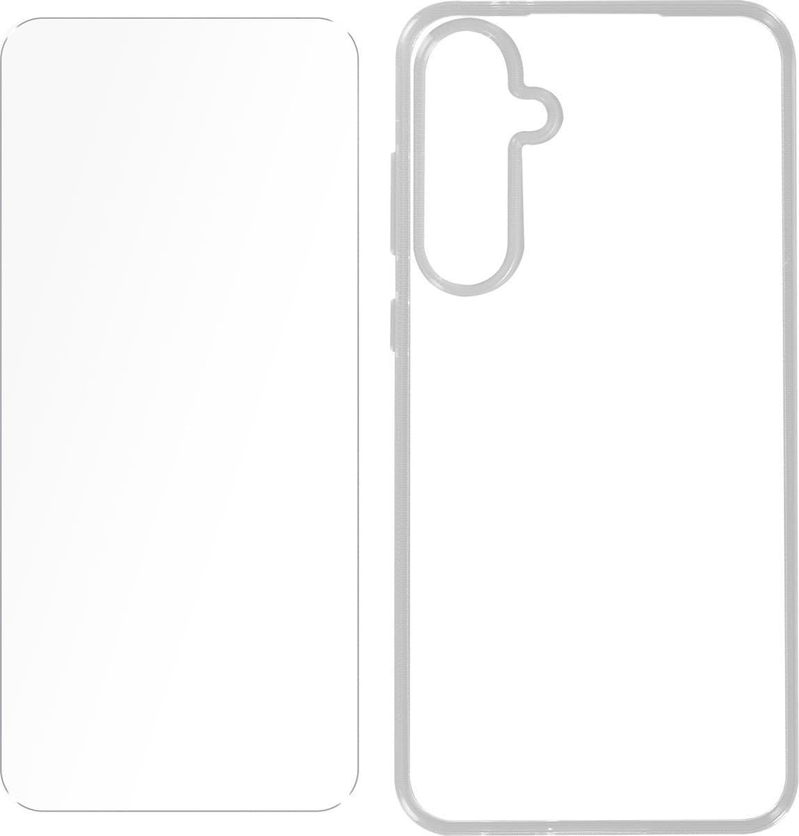Avizar Beschermingskit Geschikt voor Samsung Galaxy A55 - Integrale bescherming, Transparant